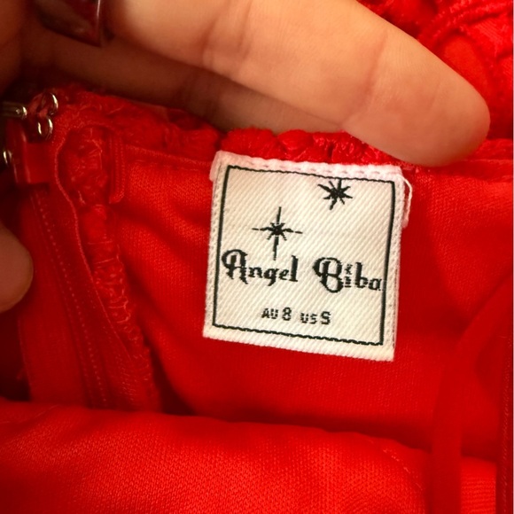 Angel Biba Lacey red dress… - Picture 4 of 4